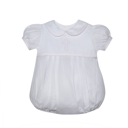 Heirloom Girl Pink Cross Bubble