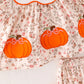 THANKSGIVING PUMPKIN APPLIQUE BLOOMER SET