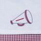 Garnet/Gray Girl Diaper Set