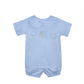 Boys Blue Horse Derby short set