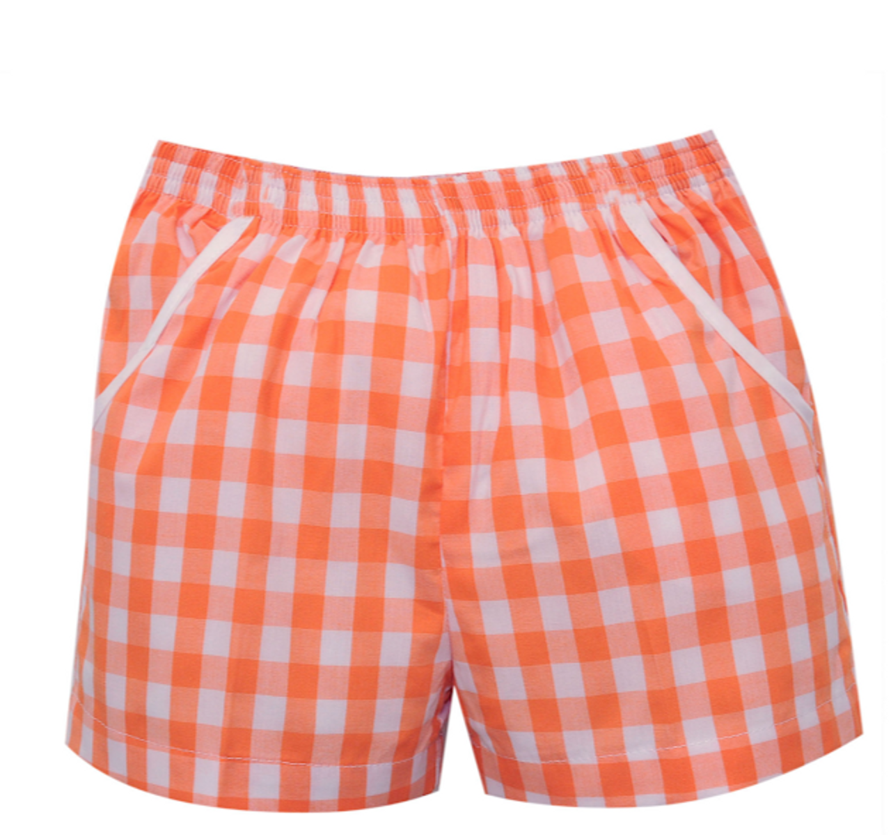 Orange/White Short