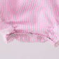 PINK SEERSUCKER ANIMAL SMOCKED RUFFLE BUBBLE