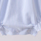 BEACH BALL EMBROIDERY RUFFLE STRIPE BUBBLE
