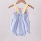 BEACH BALL EMBROIDERY RUFFLE STRIPE BUBBLE