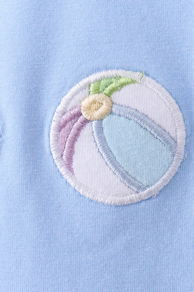 BEACH BALL EMBROIDERY BUBBLE