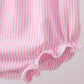 BEACH BALL EMBROIDERY RUFFLE BLOOMER SET