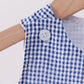 BLUE CRAB EMBROIDERY GINGHAM JONJON