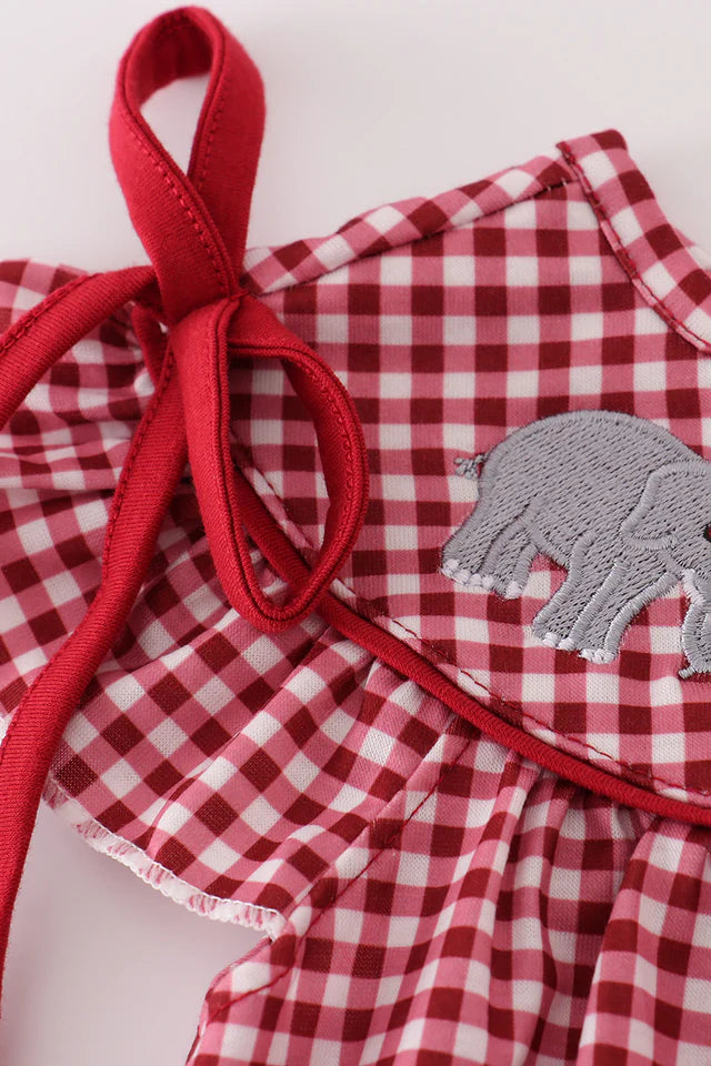 ALABAMA ROLL TIDE ELEPHANT EMBROIDERY BUBBLE