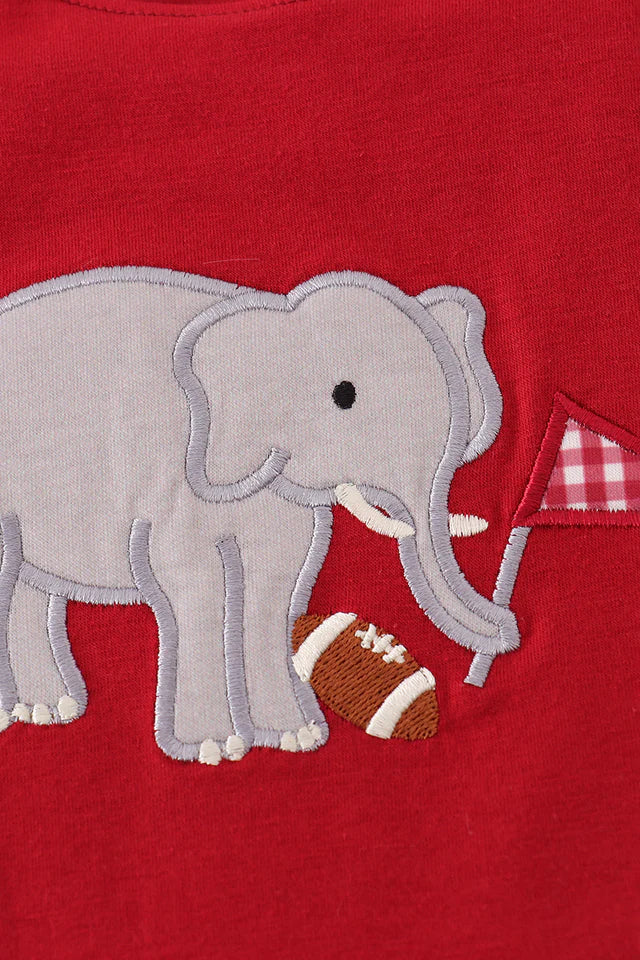 ALABAMA ROLL TIDE ELEPHANT APPLIQUE JONJON