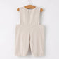 Fall Halloween & Thanksgiving Pumpkin Smock Embroidered Boys Romper