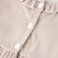 Fall Halloween & Thanksgiving Pumpkin Embroidery Smock Plaid Girls Dress