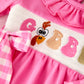 Fall Thanksgiving& Halloween "GOBBLE" Smock Embroidery Baby Girl Romper