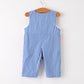 Fall Thanksgiving & Halloween Truck Smock Embroidery Baby Boy Romper
