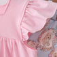 PINK PUPPY FLORAL PRINT RUFFLE SHORTS SET
