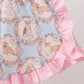 PINK PUPPY FLORAL PRINT RUFFLE SHORTS SET