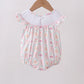 SAND CASTLE SMOCKED RUFFLE BUBBLE