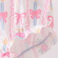 PINK BIRTHDAY CAKE SMOCKED BUBBLE