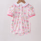 PINK BIRTHDAY CAKE SMOCKED BUBBLE