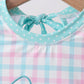 SUMMER PLAID APPLIQUE RASHGUARD