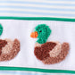 BLUE STRIPE DUCK FRENCH KNOT BUBBLE