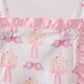 PINK BOW SAND  CASTLE RUFFLE BUBBLE