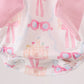 PINK BOW SAND  CASTLE RUFFLE BUBBLE