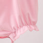 PINK CAROUSEL EMBROIDERY RUFFLE BUBBLE