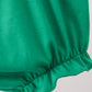 BLUE STRIPE DUCK FRENCH KNOT RUFFLE BLOOMER SET