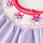 Autumn Spider Smock Embroidery Girls Dress