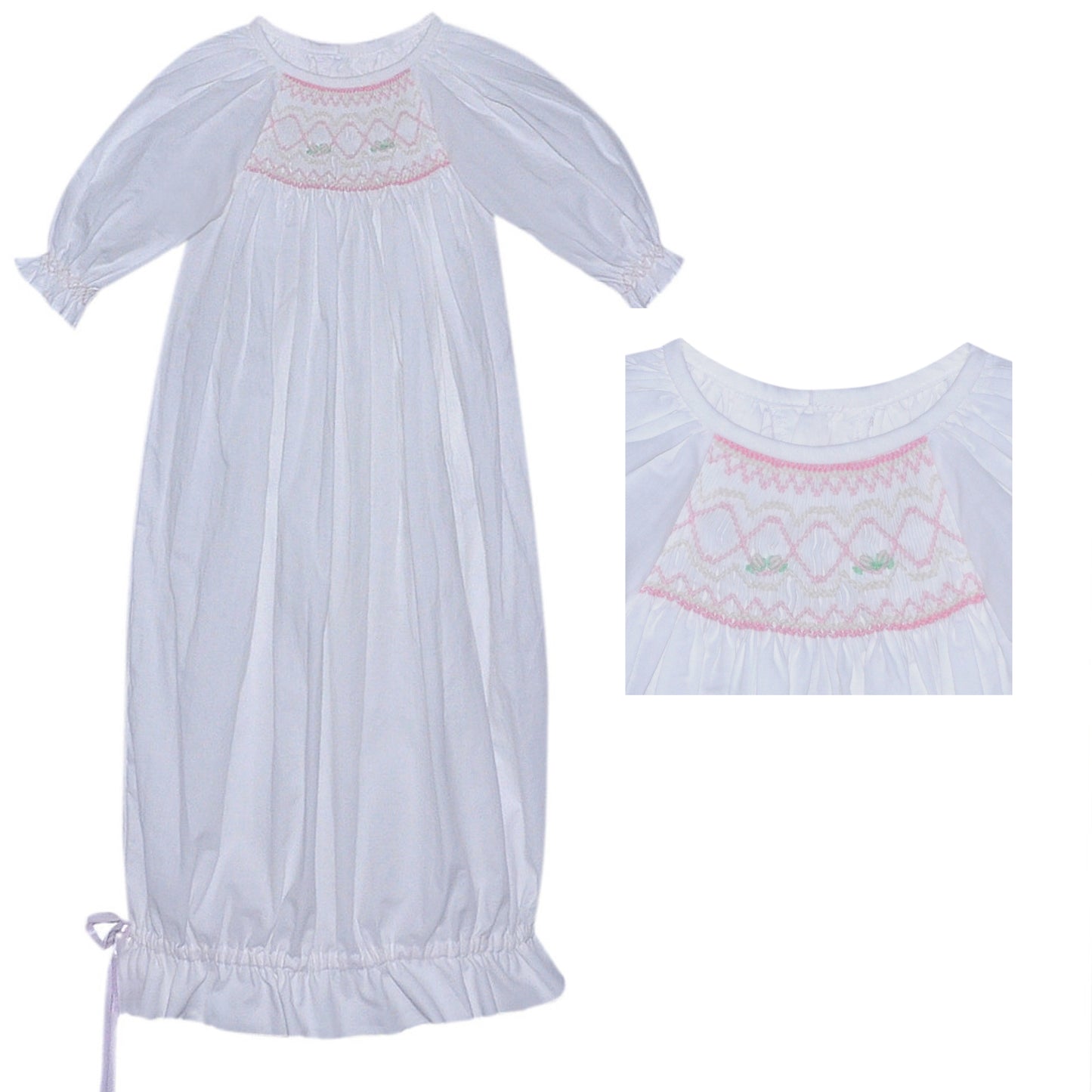 Smocked Baby Gown