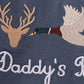 NAVY HUNTING EMBROIDERY ROMPER