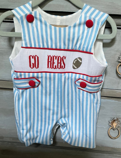 Ole Miss Shortall-Handsmocked