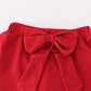 ALABAMA POLKA DOT ELEPHANT FRENCH KNOT BOW SKORT SET