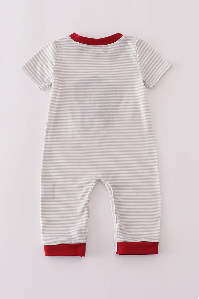 Alabama Elephant French Knot Romper