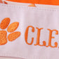 ORANGE CLEMSON EMBROIDERY GIRL DRESS