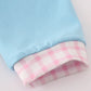 BLUE NOAH'S ARK APPLIQUE RUFFLE BUBBLE