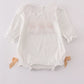CREAM SWEET AS PIE FRENCH KNOT RUFFLE BUBBLE