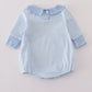 BLUE TURKEY EMBROIDERY STRIPE BUBBLE