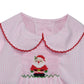 Pink Smocked Santa Dress