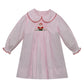 Pink Smocked Santa Dress