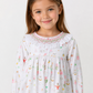 HAND Smocked Ballerina Girl Dress