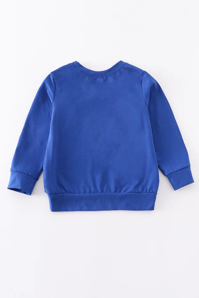 BLUE CHOMP EMBROIDERY BOY TOP Gators