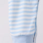 BLUE STRIPE REINDEER APPLIQUE ROMPER-Boys