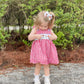 Toy Character Gingham Smocked Dress