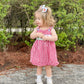 Toy Character Gingham Smocked Dress