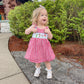 Toy Character Gingham Smocked Dress