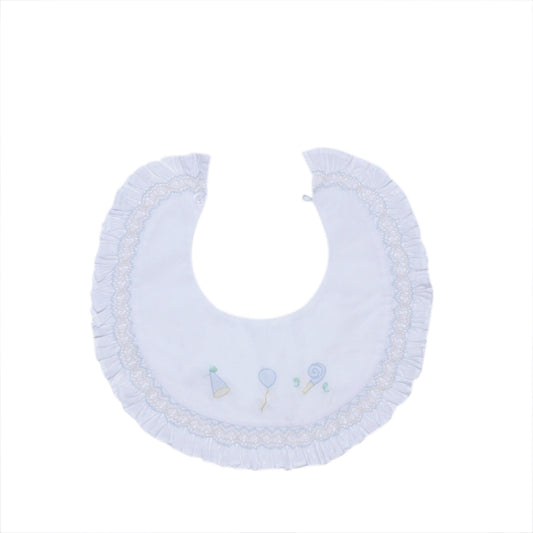 BIB - Smocked Celebration- Birthday -Blue