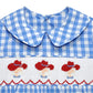 REBEL Blue/Red Smocked Bubble