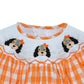 HOUND DOG Orange/White Smocked Bubble