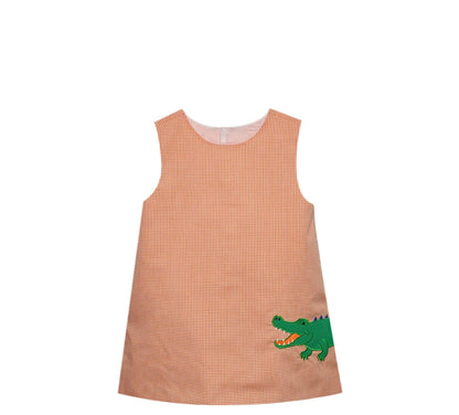 GATOR Orange/Blue Appliqué Dress